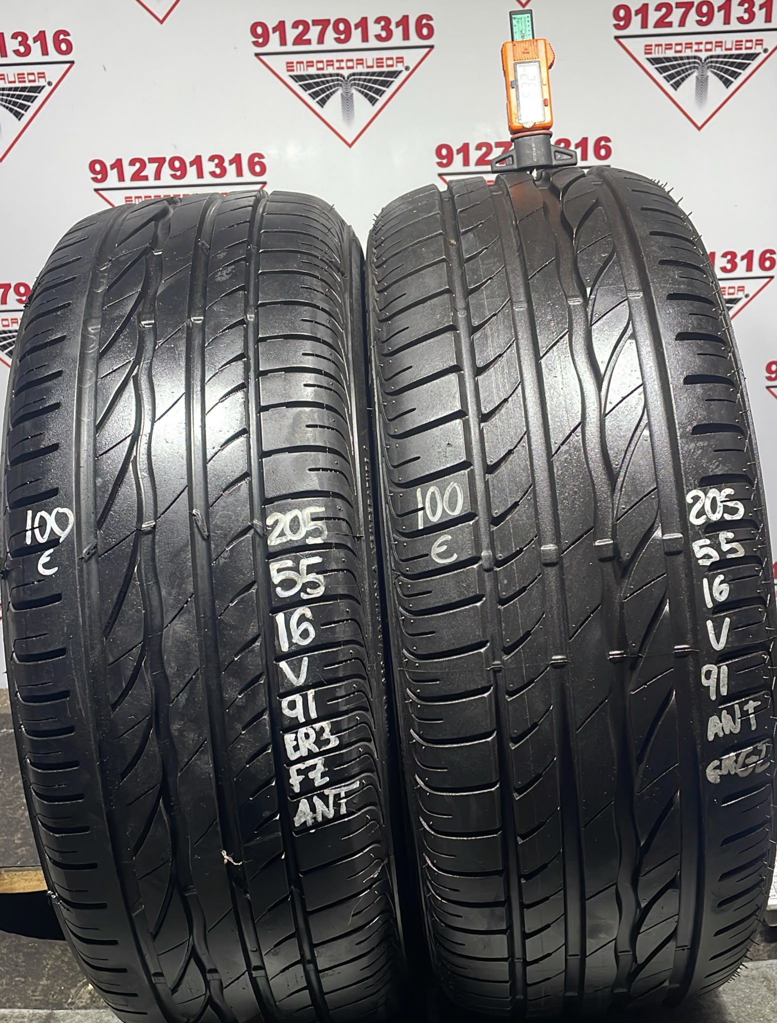 BRIDGESTONE TURANZA ER300 USADO  205/55 R16 91 V